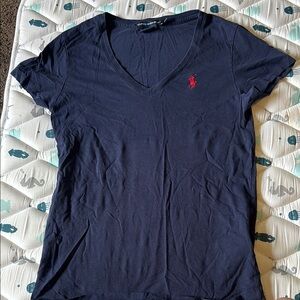 Ralph Lauren Blue Fitted Short Sleeve T-Shirt